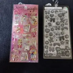 正規品 ボンボンドロップシール ぶらっくボンボン×マジックキラシャカステッカー