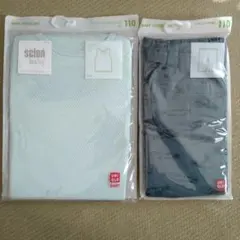 未使用　ユニクロ　 コットンメッシュタンクトップ　レギンス　セット 110