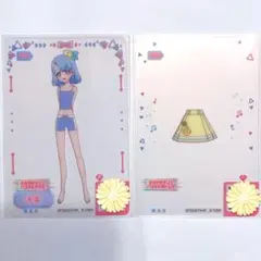 ひみつのアイプリ ミルフィーカード える さわやかマリンパステル セット2