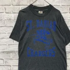 USA製90sヴィンテージTシャツ！シングルステッチグレー古着M 0618