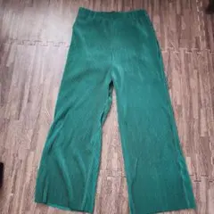 新品　Dark Angel　プリーツパンツ　グリーン　L