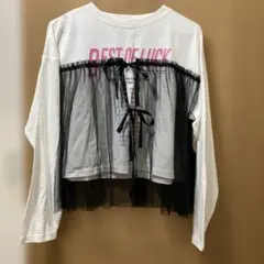 最終価格！しまむら♡レース付き長袖Tシャツ