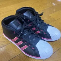 【25.0㎝】adidas スニーカー ミッド　スーパースター