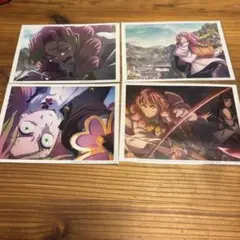 鬼滅の刃 刀鍛冶の里 場面写ブロマイド くじ 甘露寺蜜璃 4枚セット