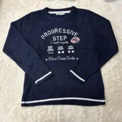 ★美品★Blue Cross Girls ネイビー セーター