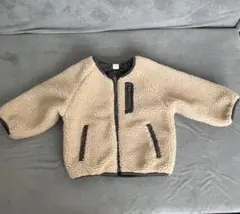 【新品タグ付き】テータテート　ボアジップジャケット　100