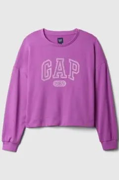 GAP 1969 로고 크루넥 스웨트 퍼플