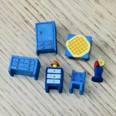 どうぶつの森 家具 青 フィギュア