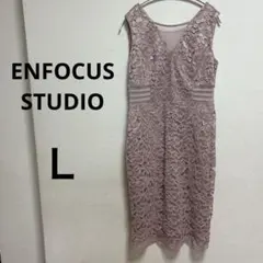 美品✨ENFOCUS STUDIO【L】ピンク レース ワンピース パーティーのサムネイル