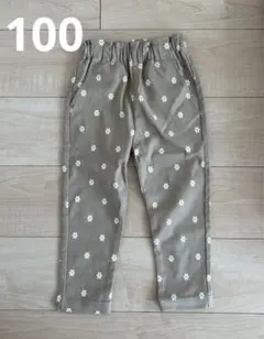 ストレッチパンツ　花柄