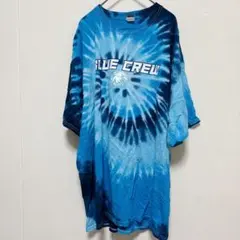 ギルダン【2XL】タイダイ Ｔシャツ 丸首 半袖 ビッグサイズ 青 綿 お出かけのサムネイル
