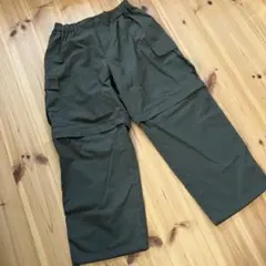 ワイドカーゴパンツ　カーキ　WEGO