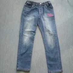 Baby Doll ☆デニム パンツ(リボン柄ポケットあり)