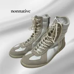 【nonnative】ジャーマントレーナー✴︎レザーハイカットスニーカーのサムネイル