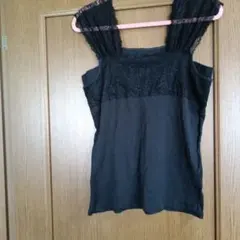 ★未使用★肩 レース タンクトップ大きいサイズのサムネイル