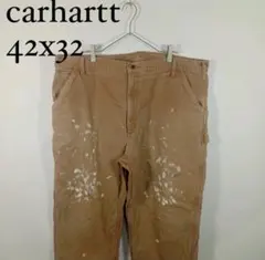し*だ様 carhartt ダックペインターパンツ 42x32　裏地チェック　ル