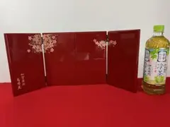 加賀蒔絵 高岡塗 高さ21cm四曲屏風 桜柄Aのサムネイル