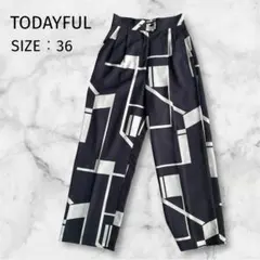 2025年最新】ジオメトリック パンツ todayfulの人気アイテム