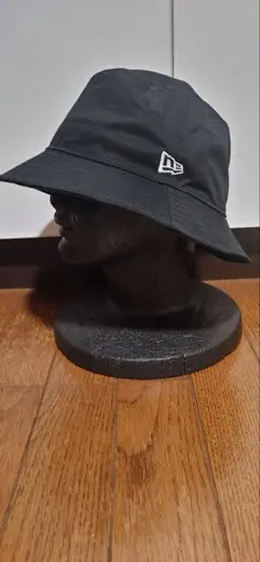 [タグ付き未使用]NEW ERA 黒 バケットハット