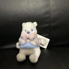 プーさん ぬいぐるみキーチェーン マスコットWinter Shiny Color