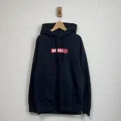 NIKE ナイキ ブロックロゴ フーディ パーカー ブラック L