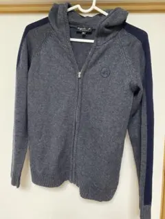 agnès b. フード付きカーディガン 12 ans グレー