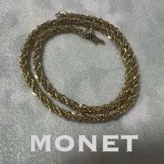 Monet モネゴールドとシルバー カラーツイストネックレスのサムネイル