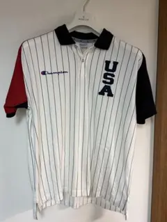Champion チャンピオン USA ポロシャツ ストライプ XLのサムネイル
