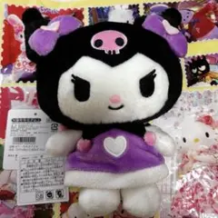 ワンポイントハートシリーズ ぬいぐるみS クロミ