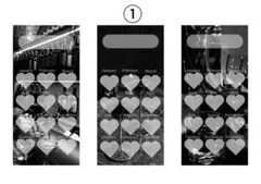 ＊月謝シート モノトーン＊