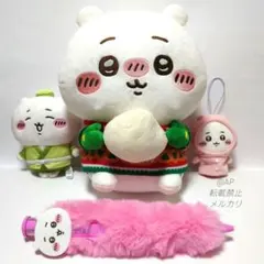 即購入OK ちいかわ エニマイくじ A賞 ぬいぐるみ他 4種セット 汚れ有り