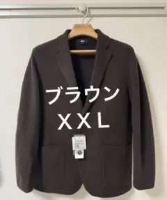 ユニクロ ニットジャケット xl