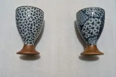 陶器製グラス2個セット