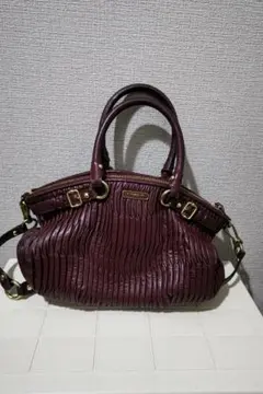 coach コーチ　ハンドバッグ　マディソン　ギャザー