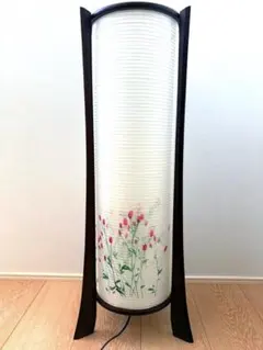 美品】和風スタンドライト 調 shirabe 行灯 杉材と強化和紙の照明器具