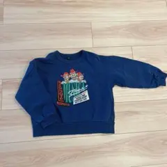 REDNOTE プリントトレーナー サイズ120 ネイビー