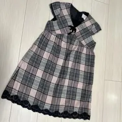 KUMIKYOKU フォーマルワンピース Lサイズ チェック柄