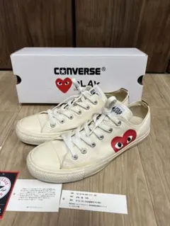 コムデギャルソン　プレイ　コンバース　スニーカー 26.0cm