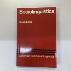 Sociolinguistics