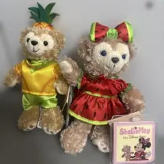 ⭐︎日本未発売⭐︎香港ディズニー　ダッフィー & シェリーメイ ぬいぐるみ セット