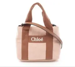 Chloé コーデュロイ ショルダーバッグ ピンクのサムネイル