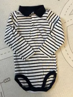 PETIT BATEAU ストライプロンパース 12m 74cm