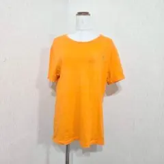 ポロ ラルフローレン 半袖Tシャツ オレンジ系 薄手 カスタムフィット 綿【M】