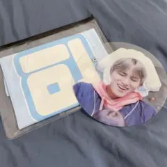 ミンギュ スローガン 透明うちわ セット