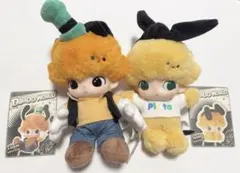 【正規品】ディムーワールド ディズニー ぬいぐるみキーホルダーグーフィ&プルート