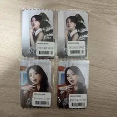 TWICE オンラインくじ チェヨン チケット風フォトカード 4枚セット
