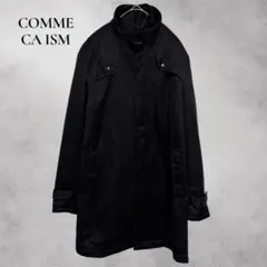 【コムサイズム】COMME CA ISM ステンカラーコート（M） ブラック