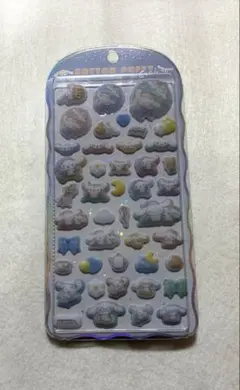 コットンパフィーシール　シナモロール