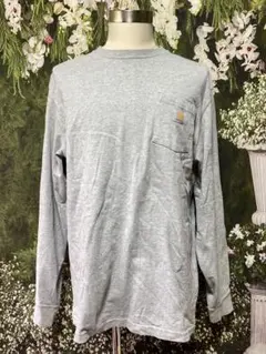 carhatt 長袖カットソー　グレー　Lサイズのサムネイル