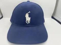Polo Ralph Lauren ラルフローレン　キャップ ネイビー 刺繍ロゴ